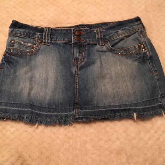 jordache denim skirt